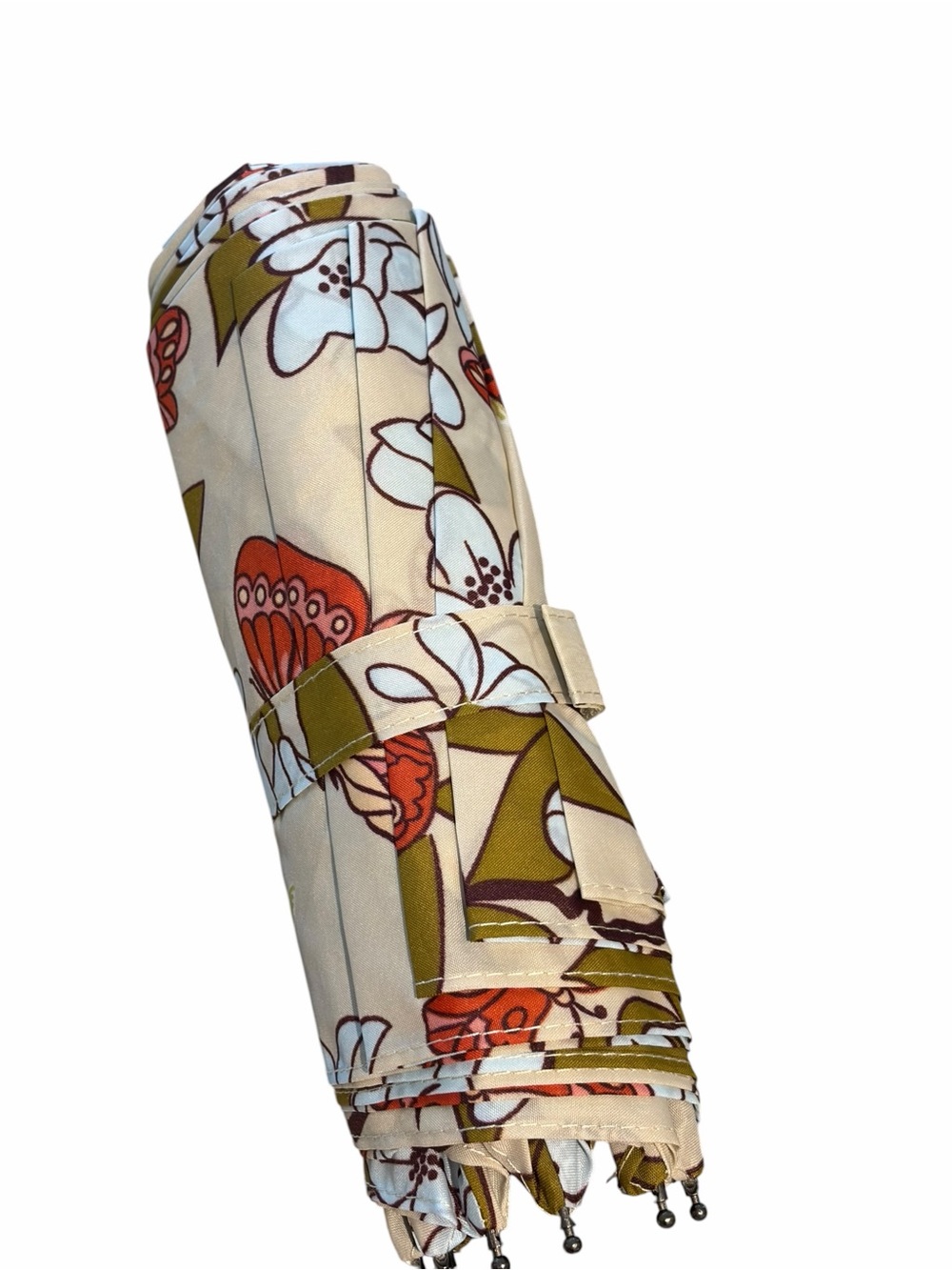 Vera Bradley Abuzz Print Ladybug Butterfly Blue Green Auto Open & Close Umbrella - Picture 4 of 7